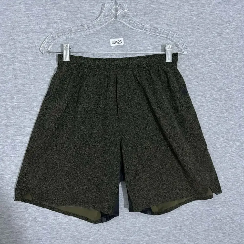 Lululemon Men's Size Small Green Linerless Pockets Surge Shorts 7